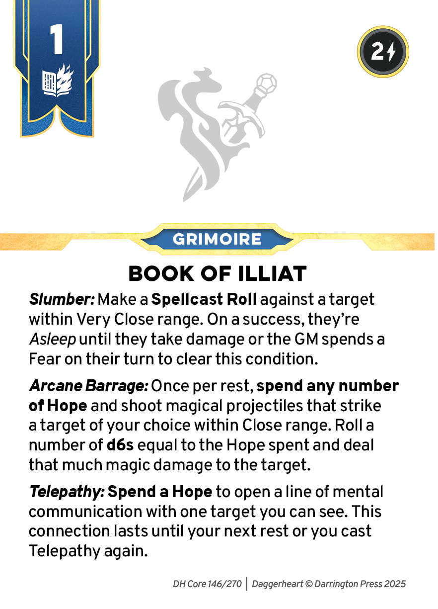 Spell #11 spell card