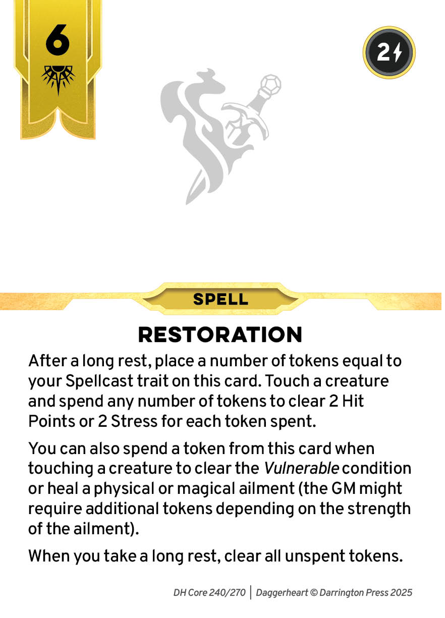 Spell #114 spell card