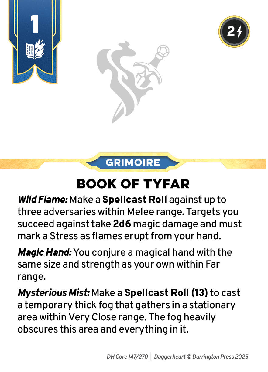 Spell #12 spell card