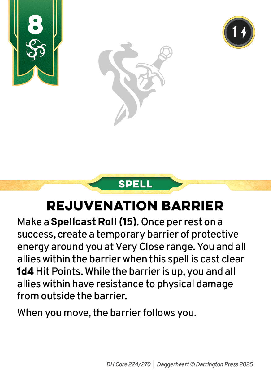 Spell #149 spell card