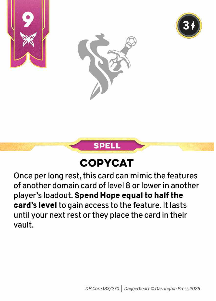 Spell #162 spell card