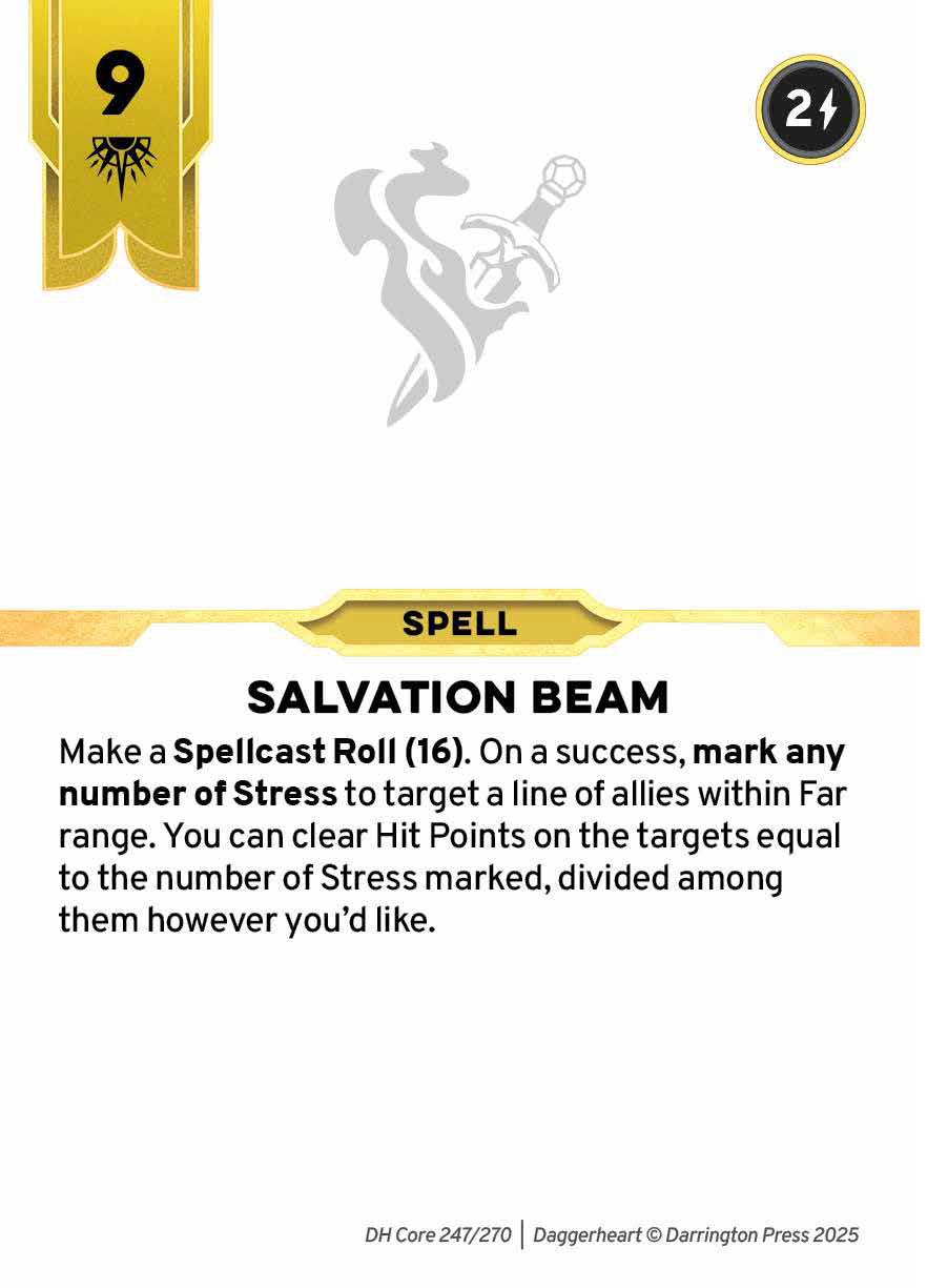 Spell #169 spell card