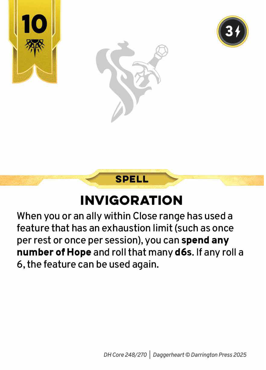 Spell #186 spell card