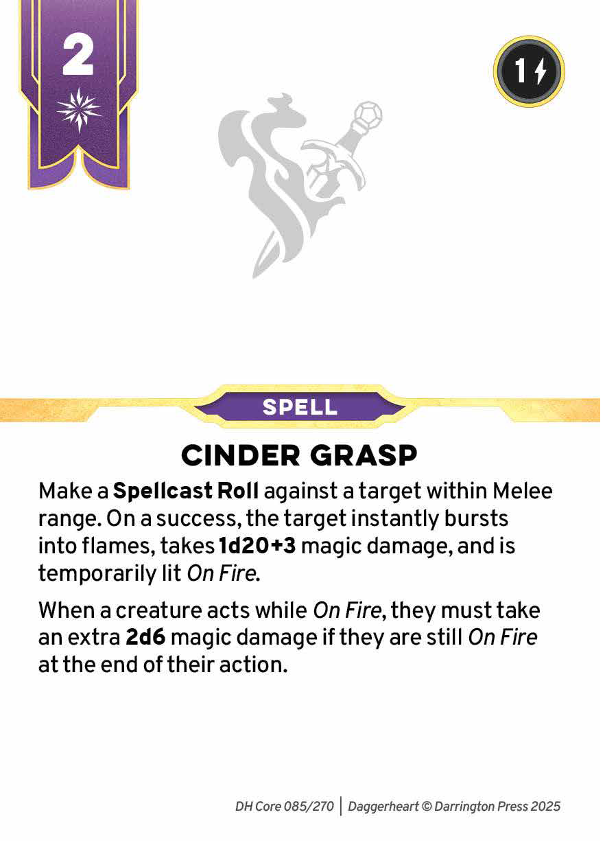 Spell #28 spell card