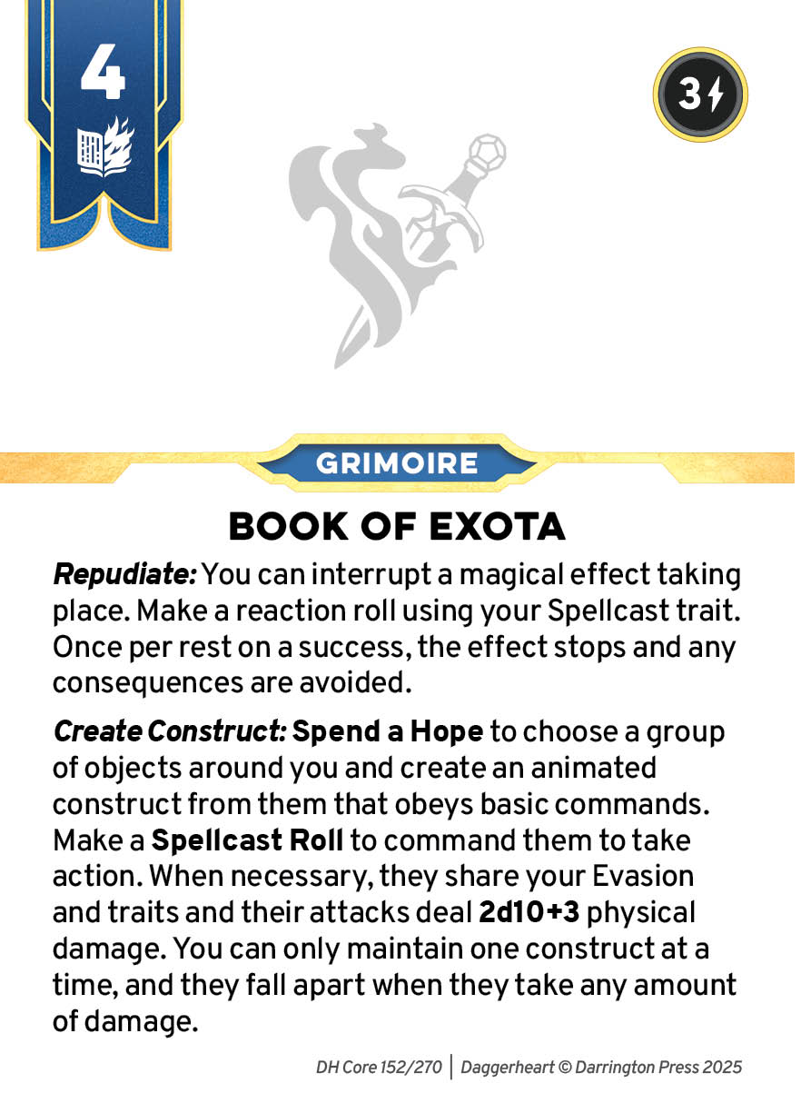 Spell #70 spell card