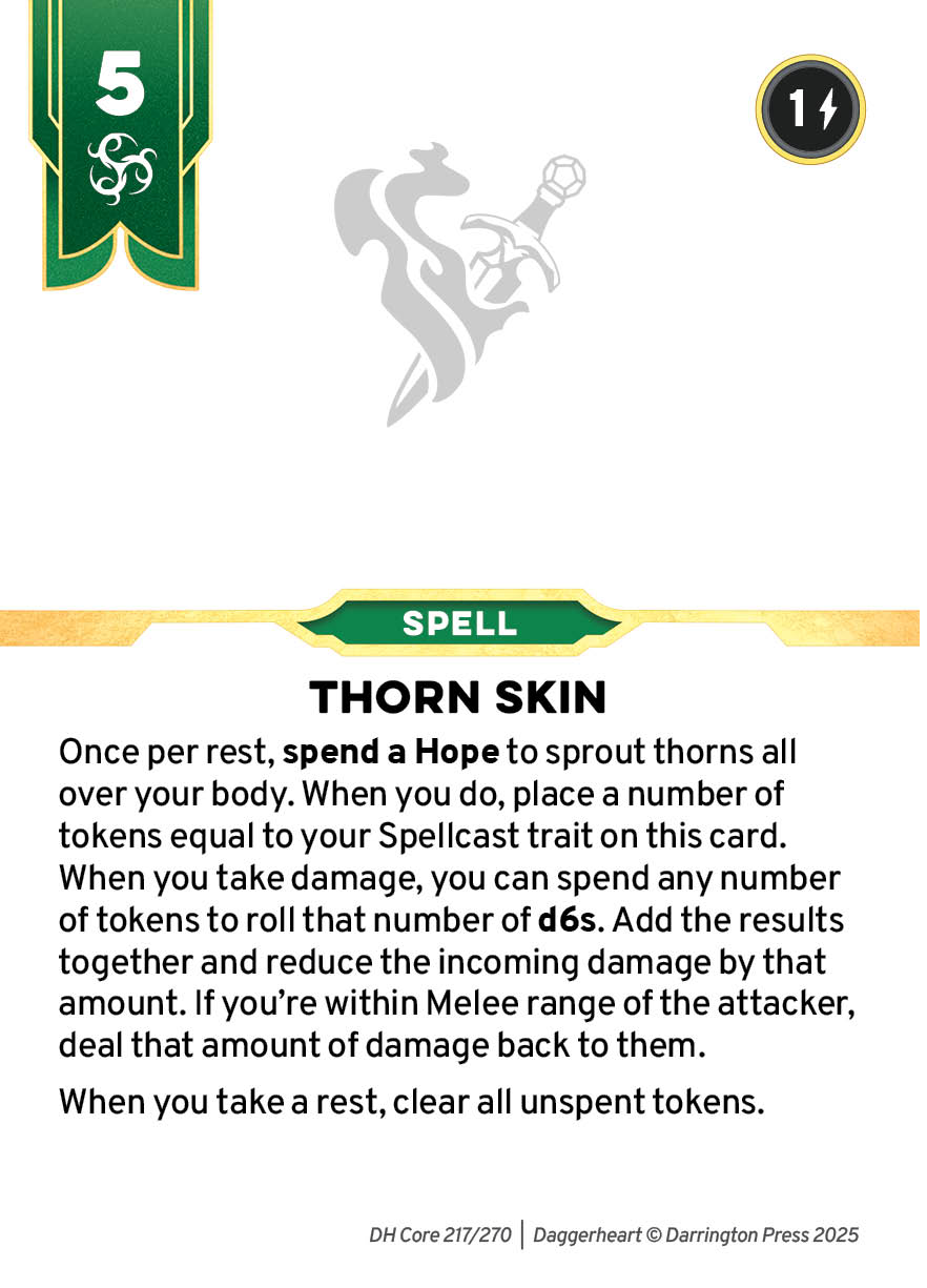 Spell #94 spell card